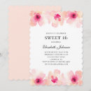 Recherche de rose 16ans anniversaire invitations Botanique
