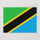 Recherche de drapeau tanzanie cartes postales Pays