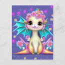 Recherche de dragons kawaii cartes invitations Bébé