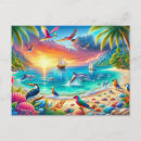 Recherche de vibrant cartes postales Île