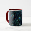 Recherche de bleu paon tasses Moderne