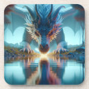 Recherche de dragon bleu dessous de verres Contenu générationnel