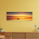 Recherche de pêcheur art Coucher de soleil