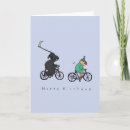 Recherche de vélo anniversaire cartes illustration