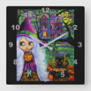 Recherche de maison hantée halloween horloges Citrouille