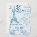 Recherche de tour eiffel vintage paris invitations Mariée