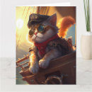 Recherche de chat pirate vœux cartes Pirates