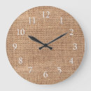 Recherche de toile de jute horloges Brun
