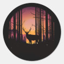 Recherche de wapiti autocollants Nature