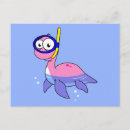 Recherche de monstre loch ness cartes postales Fun