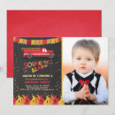 Recherche de pompier anniversaire invitations Camion à incendie