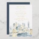 Recherche de new york mariage invitations Élégant