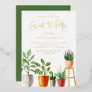 Recherche de planteur invitations Aquarelle