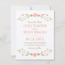 Recherche de floral save the dates Rose