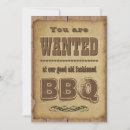 Recherche de western bbq invitations Campagne