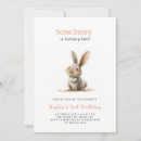 Recherche de bunny anniversaire invitations Bébé fille