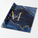 Recherche de blue gold papier cadeau Monogramme