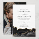 Recherche de marbre mariage invitations Gemstone