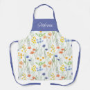 Recherche de fleurs bleues tabliers Motif floral chic