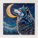 Recherche de croissant de lune puzzles Nuit