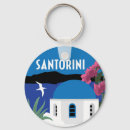 Recherche de santorini porteclés Île