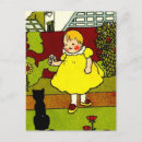 Recherche de chat vintage cartes postales Fleurs