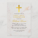 Recherche de elegant gold petite communion invitations Religieux