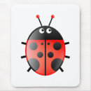 Recherche de coccinelle rouge tapis souris Insecte