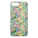 Recherche de fleurs de cactus iphone coques Aquarelle