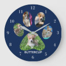 Recherche de chien mignon horloges Bleu