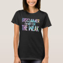Recherche de disclaimer tshirts Non