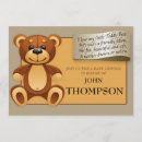 Recherche de boy teddy bear invitations Attente
