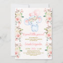 Recherche de elephant baby shower fille invitations Bientôt maman
