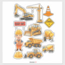 Recherche de constructeur autocollants Camion de construction