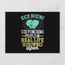 Recherche de kickboxing cartes postales Sport
