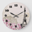 Recherche de tour eiffel vintage horloges Fleurs