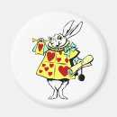 Recherche de le lapin blanc magnets Illustration