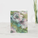 Recherche de mauve vœux cartes Aquarelle florale
