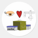 Recherche de geocaching stickers autocollants Butin