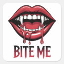 Recherche de dents vampire autocollants Halloween