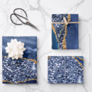 Recherche de blue gold papier cadeau Bleu et or