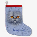 Recherche de peinture chat de chaussette de noël Tabby