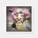 Recherche de dia de los muertos serviettes Fleurs