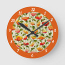 Recherche de vintage floral horloges Motif
