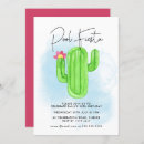 Recherche de cactus mexicain invitations Aquarelle