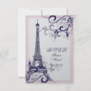 Recherche de visite eiffel invitations Rose
