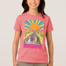 Recherche de voyage de chat tshirts Coucher de soleil