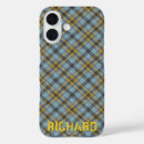 Recherche de plaid écossais iphone coques Bleu