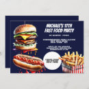 Recherche de fast food invitations Hamburger