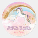 Recherche de anniversaire magique autocollants Arc en ciel